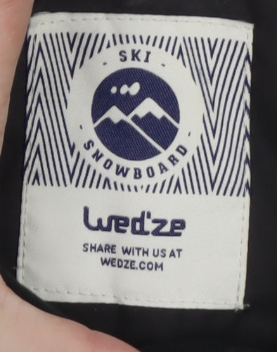 Wedze Men's Black Ski Snow Pants M Waterproof Insulated Winter Trousers