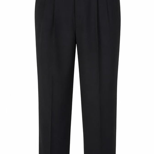 Marks & Spencer Men’s Black Pleated Dress Pants 36W 31L Wool Blend