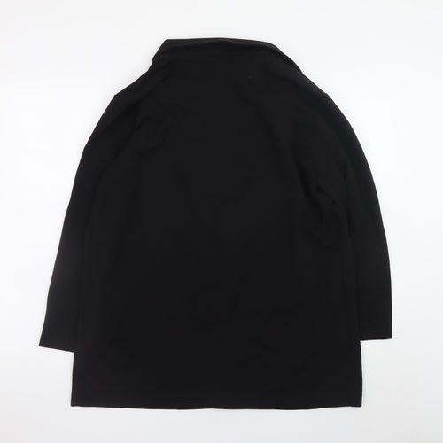 Jacqueline de Yong Women's Black XL Long Overcoat
