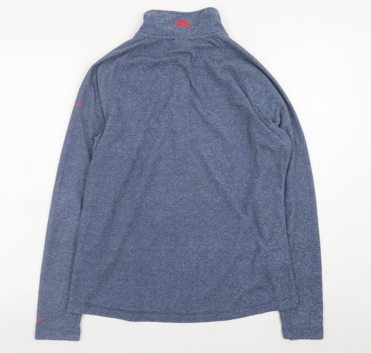 Trespass Mens Blue 1/2 Zip Pullover Sweatshirt L Outdoor Hiking Top