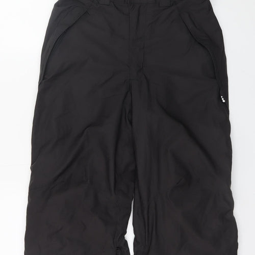 Decathlon Men’s Black Ski Snow Pants S Waterproof Trousers