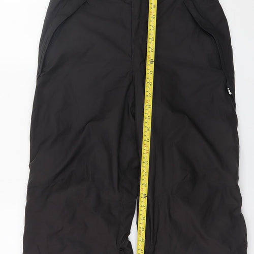 Decathlon Men’s Black Ski Snow Pants S Waterproof Trousers
