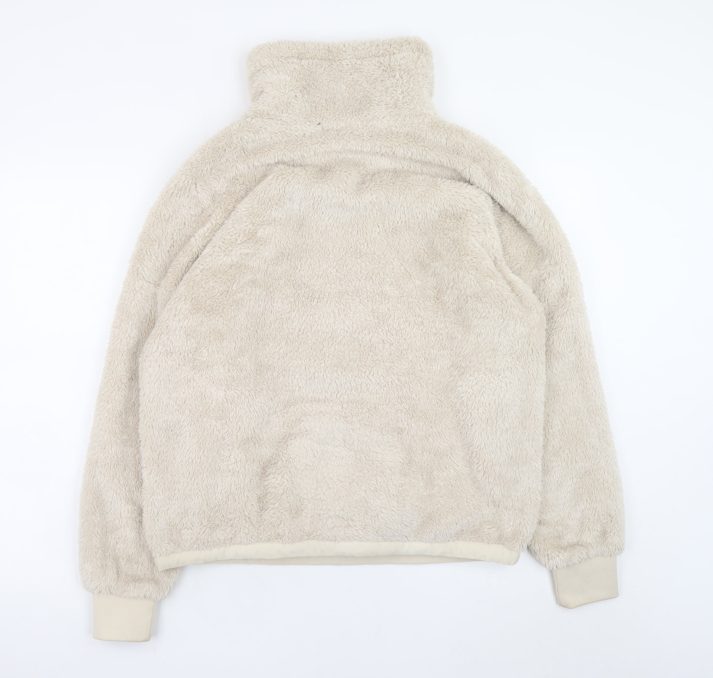 Spyder Womens Beige 1/2 Zip Fleece Pullover Sweatshirt Size M