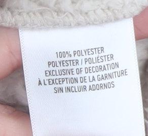 Spyder Womens Beige 1/2 Zip Fleece Pullover Sweatshirt Size M