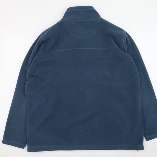 James Pringle Men’s Blue Fleece Full Zip Jacket Size L