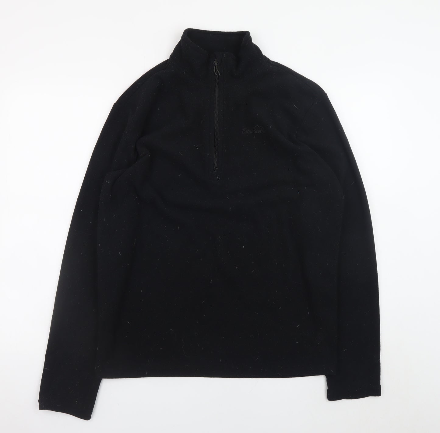 Peter Storm Mens Black Fleece Pullover Sweatshirt M