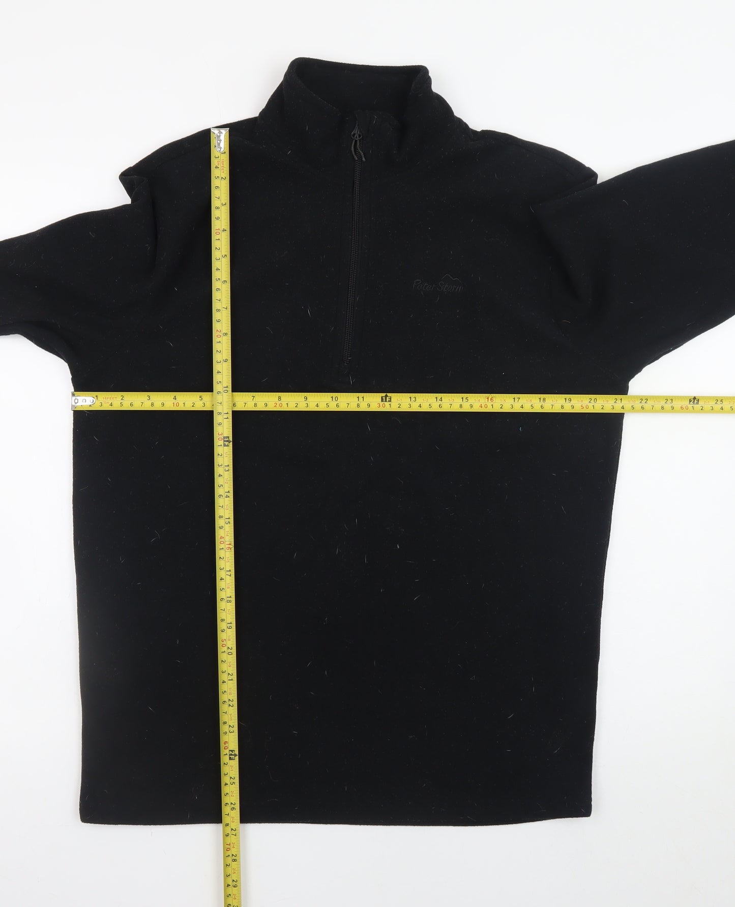 Peter Storm Mens Black Fleece Pullover Sweatshirt M