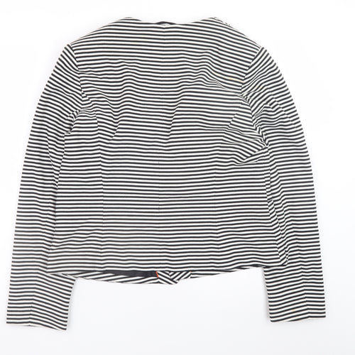 Principles by Ben de Lisi Women's Black White Striped Blazer Size 18