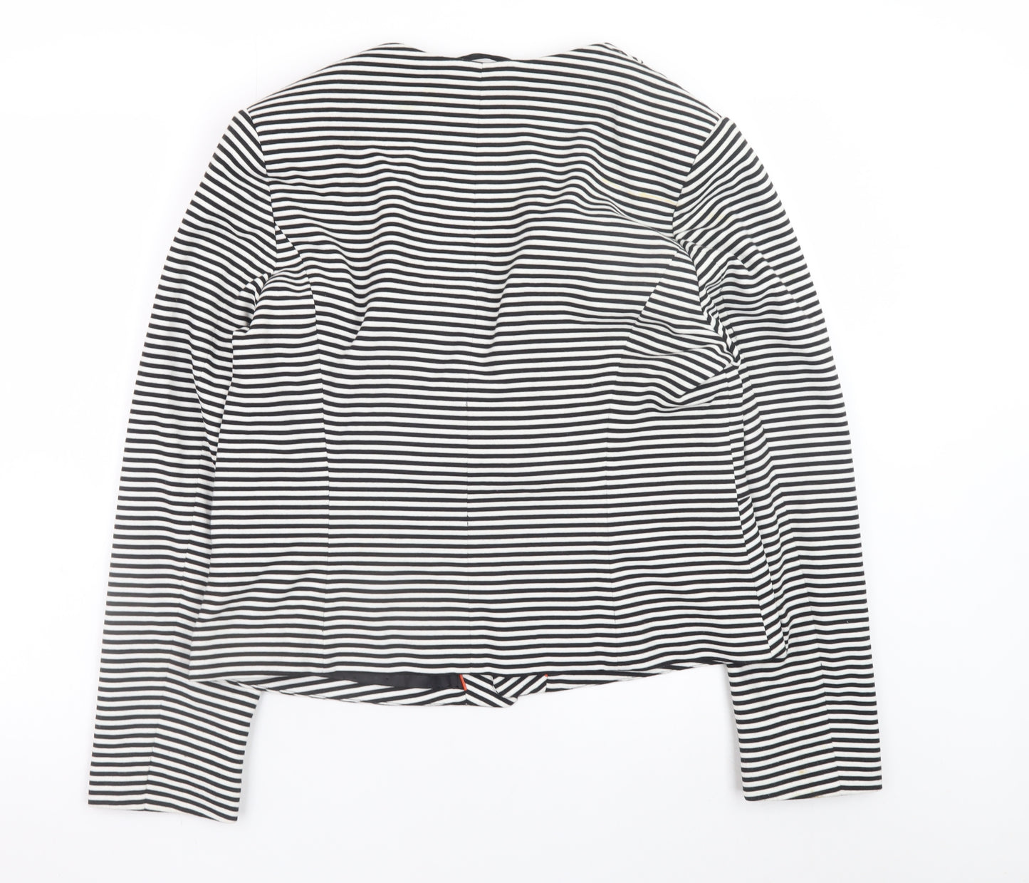 Principles by Ben de Lisi Women's Black White Striped Blazer Size 18