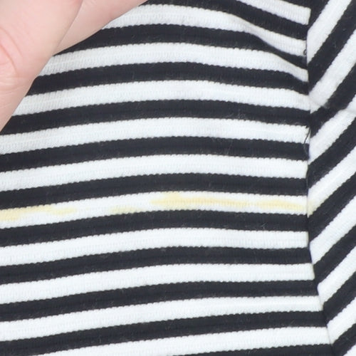 Principles by Ben de Lisi Women's Black White Striped Blazer Size 18