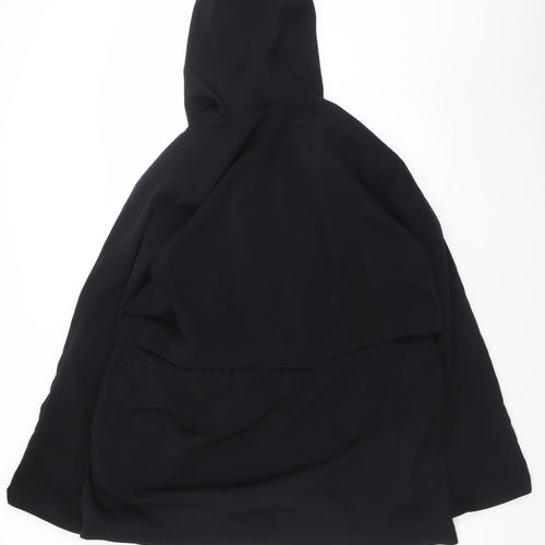 Silkana Nuage Womens Black Size 16 Hooded Parka Jacket