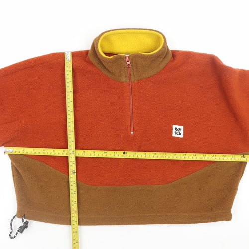 Wy Yik Women's Multicoloured Fleece Pullover Sweatshirt Large