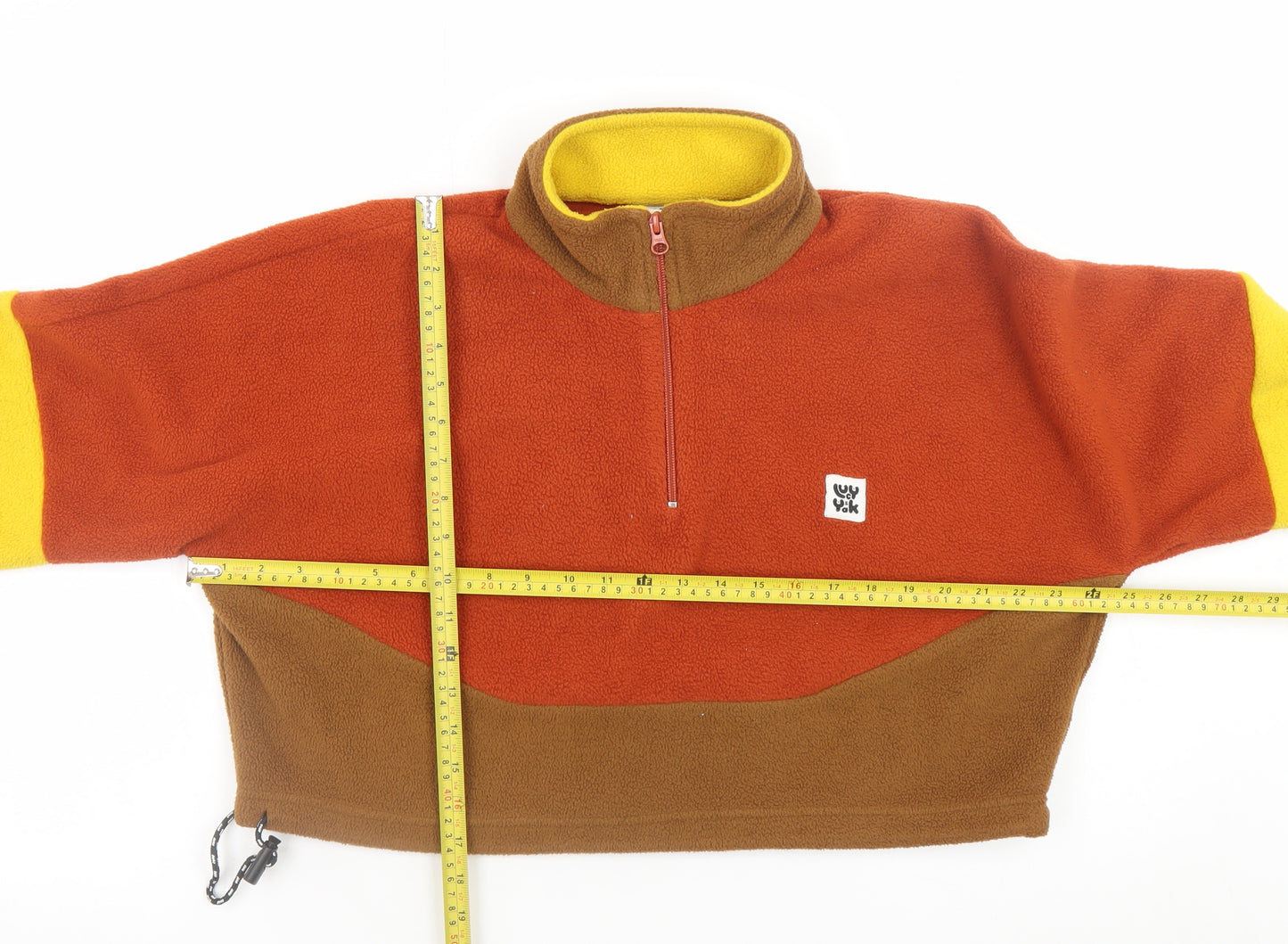 Wy Yik Women's Multicoloured Fleece Pullover Sweatshirt Large