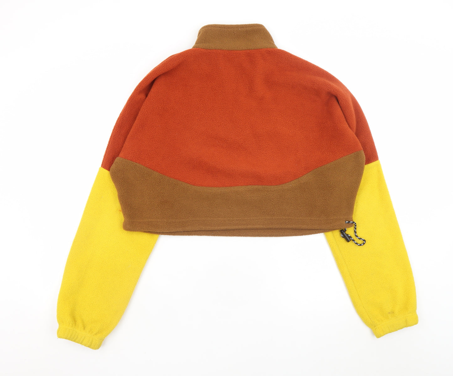 Wy Yik Women's Multicoloured Fleece Pullover Sweatshirt Large