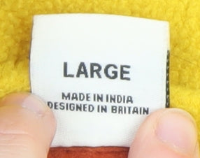 Wy Yik Women's Multicoloured Fleece Pullover Sweatshirt Large