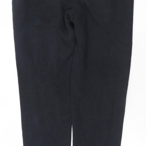 Puma Men's Black Jogger Sweatpants Size S Elastic Waist Fleece