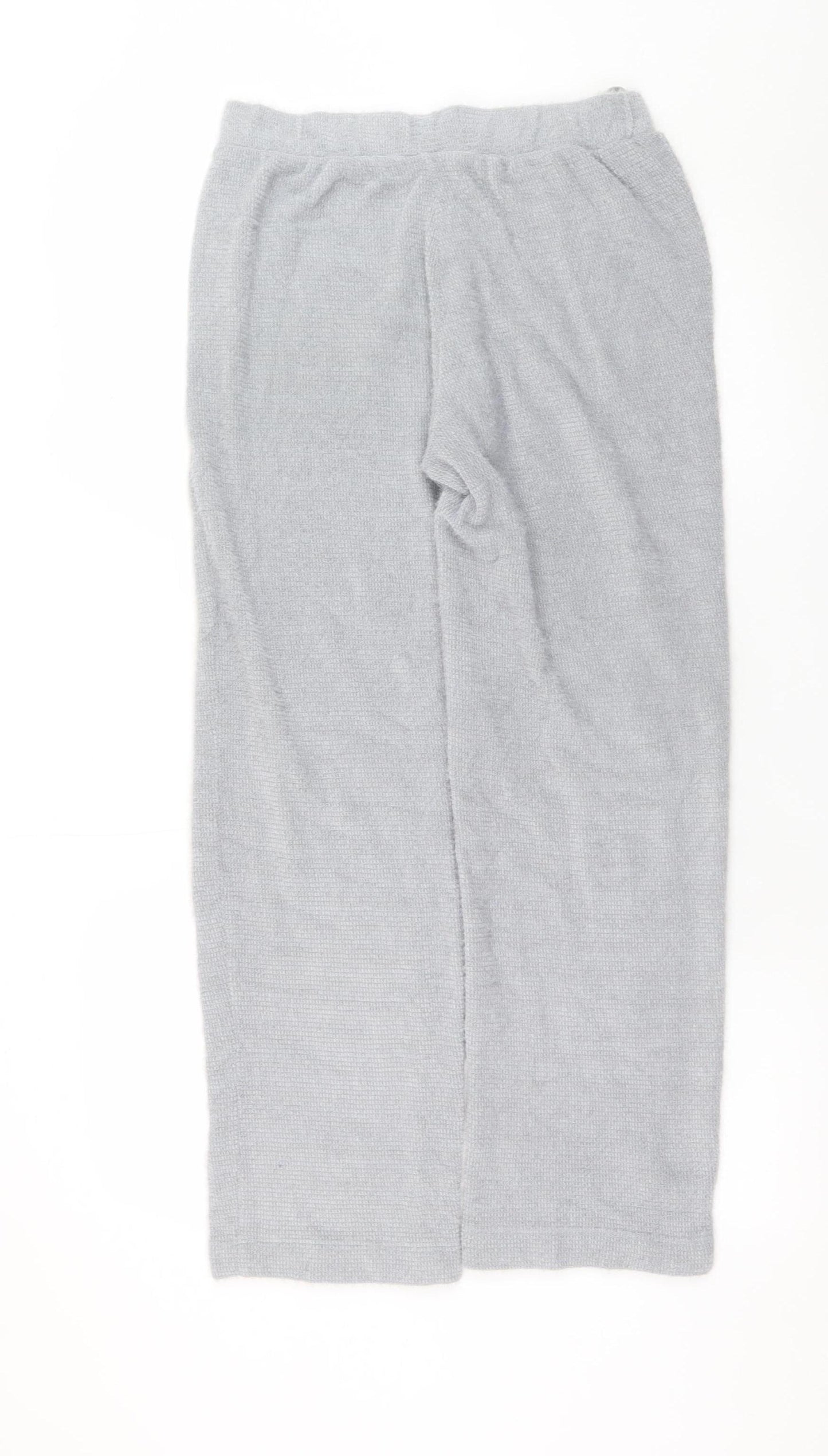 Marks and Spencer Women Grey Knit Jogger Trousers Size S