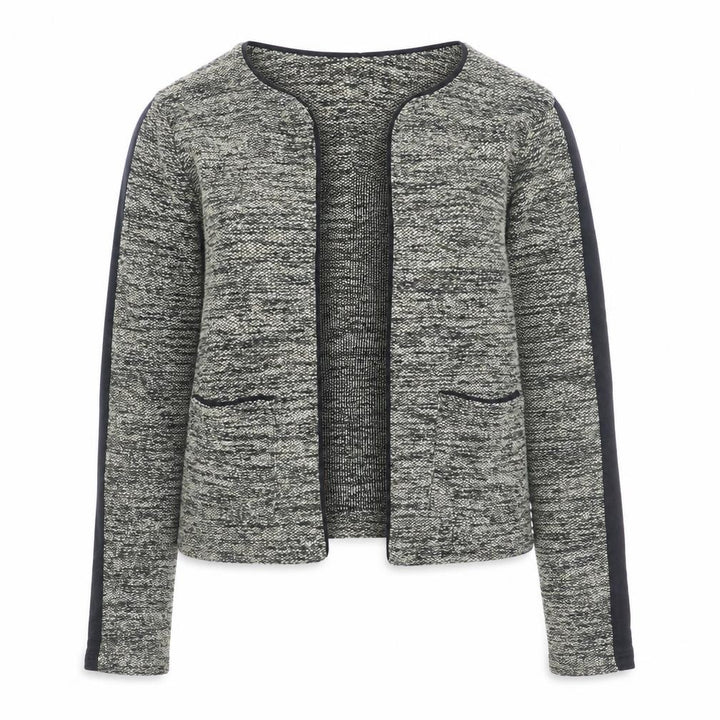 Miss Selfridge Women’s Grey Tweed Open Blazer Jacket Size 10