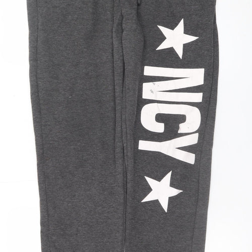 Ncy Industry Women's Grey Jogger Trousers 2XL Elastic Waist