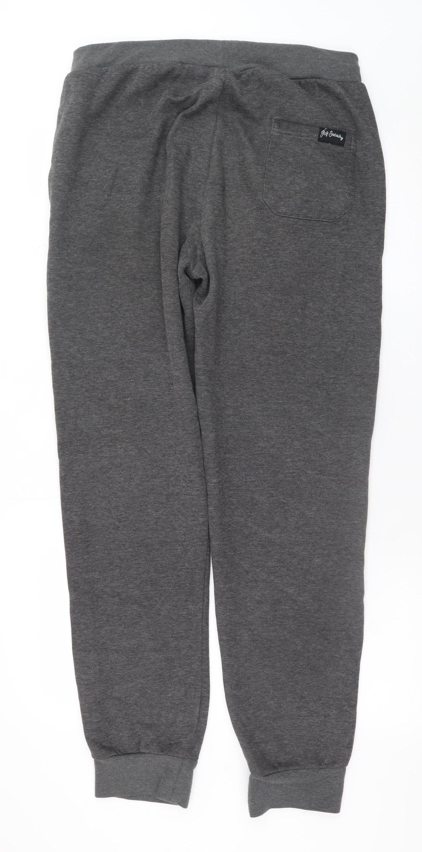 Ncy Industry Women's Grey Jogger Trousers 2XL Elastic Waist