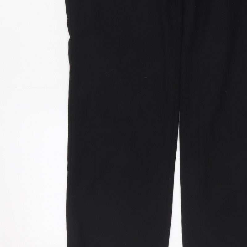 H&M Women’s Black Size 14 Straight Leg Trousers
