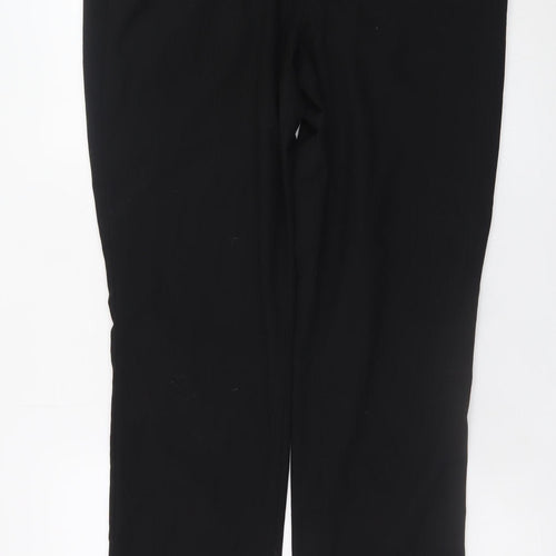 H&M Women’s Black Size 14 Straight Leg Trousers