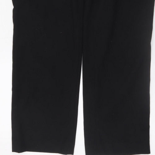 H&M Women’s Black Size 14 Straight Leg Trousers