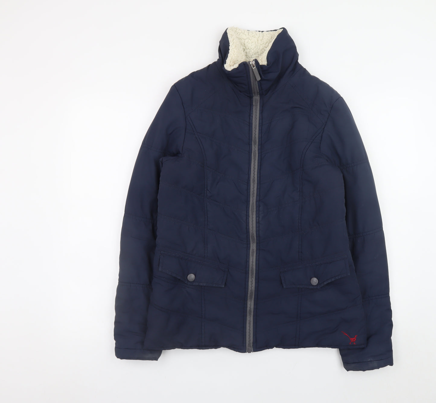 Betty Kay London Men's Blue Puffer Jacket S Quilted Lined Winter Coat