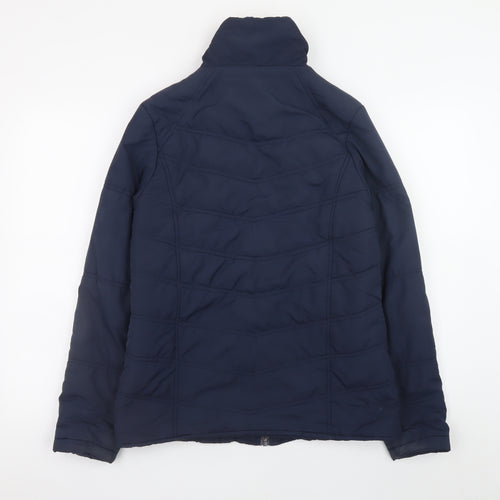 Betty Kay London Men's Blue Puffer Jacket S Quilted Lined Winter Coat