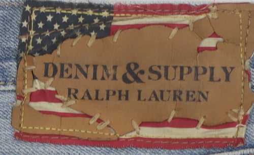 Ralph Lauren Denim & Supply Men's Blue Distressed Denim Shorts Size 30