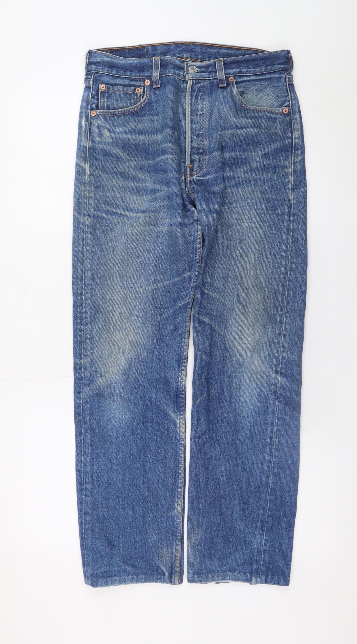 Levi's 501 Men's Blue Denim Straight Jeans W30 L32