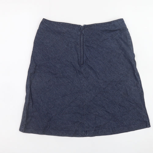 Rock V Teens Blue A-Line Cotton Denim Skirt XS