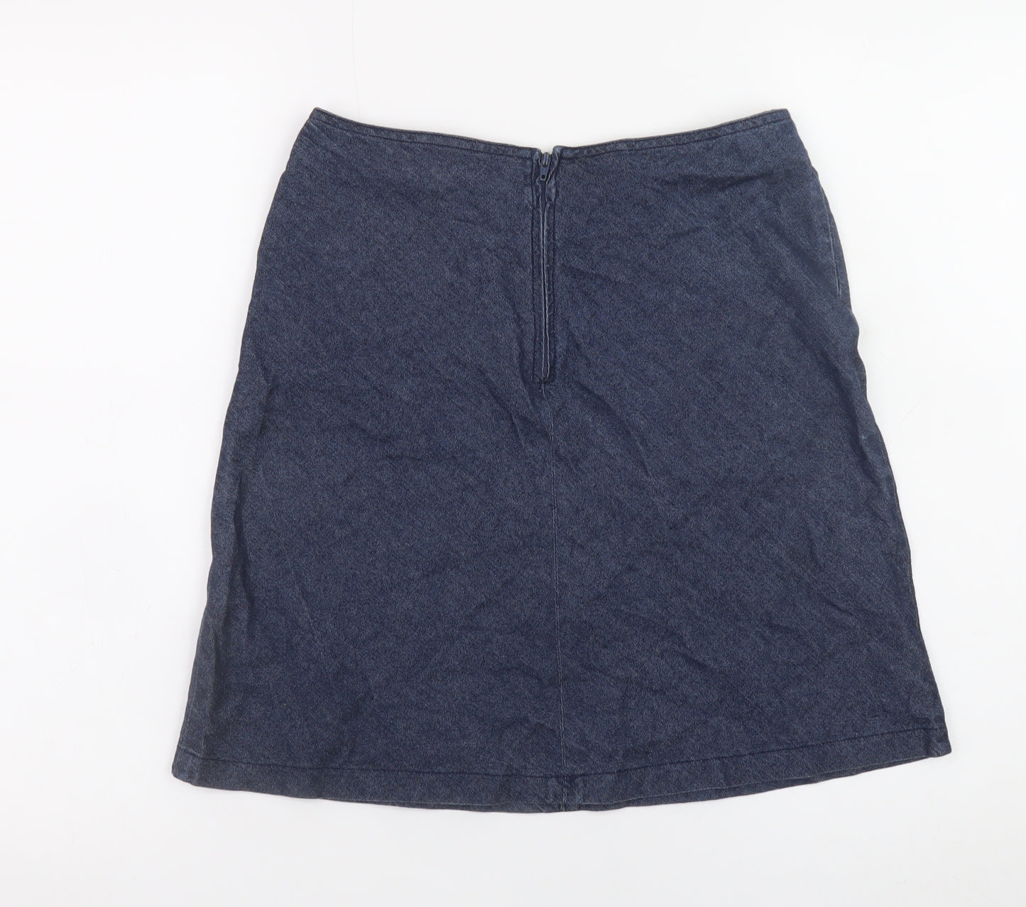 Rock V Teens Blue A-Line Cotton Denim Skirt XS