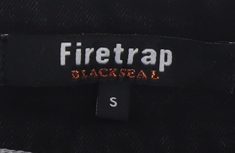Firetrap Women's Black Knee Length Pencil Skirt Size S Denim Style