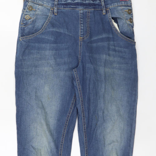 Johnnie b Girls Blue Denim Dungaree Jumpsuit 13-14 Years Adjustable Straps