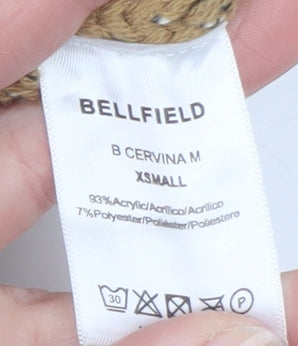 Bellfield Women's Brown Sleeveless Knit Sweater Dress XS