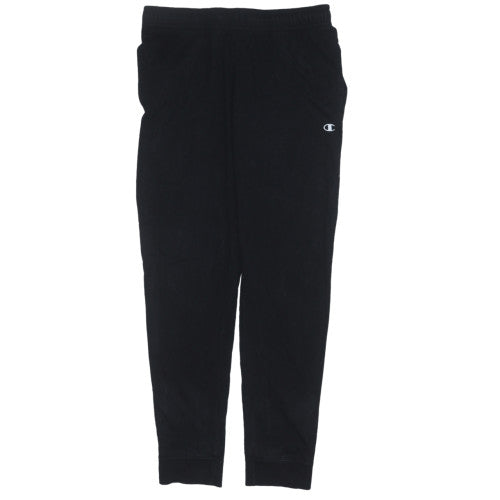Champion Men's Black Jogger Sweatpants Medium Cotton Blend