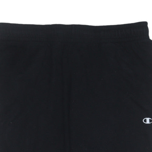 Champion Men's Black Jogger Sweatpants Medium Cotton Blend