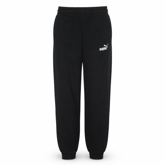 Puma Boys Black Jogger Trousers 13-14 Years Fleece Lined Sportswear