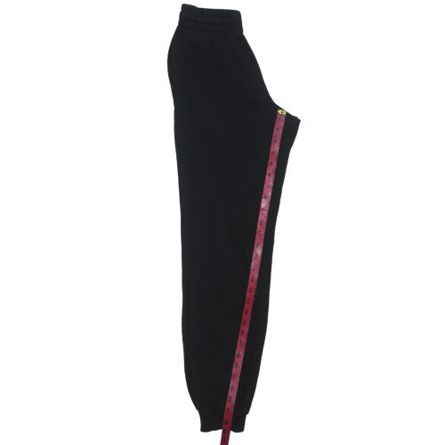 Puma Boys Black Jogger Trousers 13-14 Years Fleece Lined Sportswear