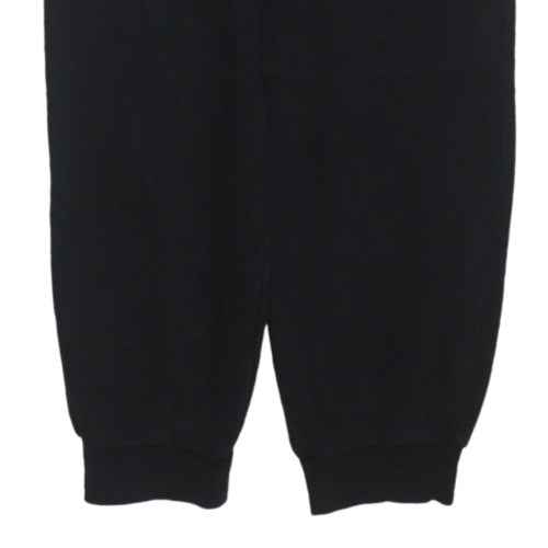 Puma Boys Black Jogger Trousers 13-14 Years Fleece Lined Sportswear