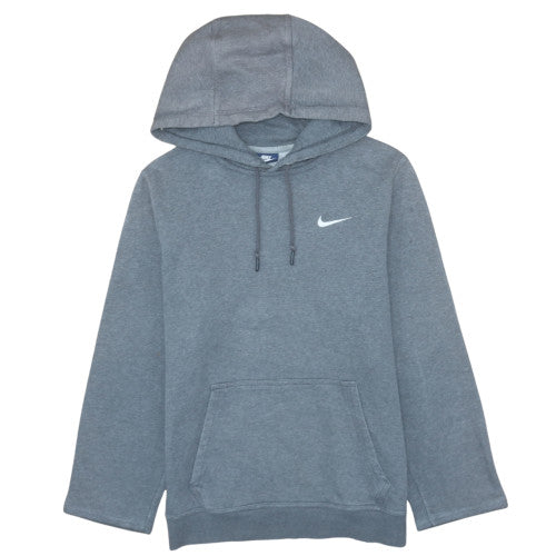 Nike Men Grey Pullover Hoodie Small Fleece Lined Sportswear