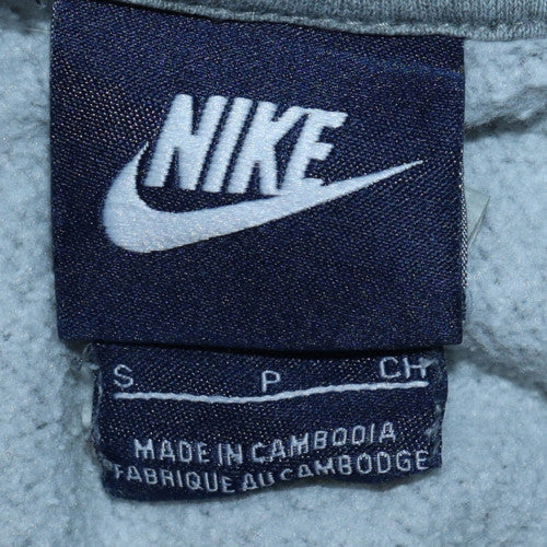 Nike Men Grey Pullover Hoodie Small Fleece Lined Sportswear