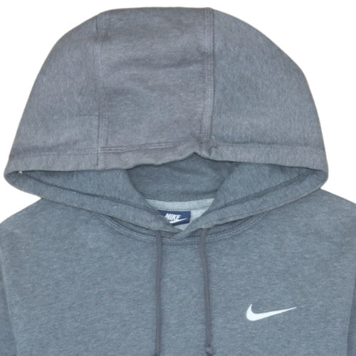 Nike Men Grey Pullover Hoodie Small Fleece Lined Sportswear
