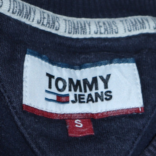 Tommy Jeans Men's Blue Logo Crew Neck Sweatshirt Size S