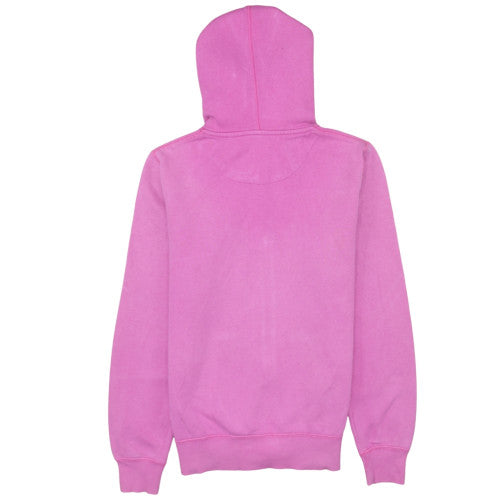 Nike Womens Pink Full Zip Hoodie Medium Cotton Blend Sweatshirt
