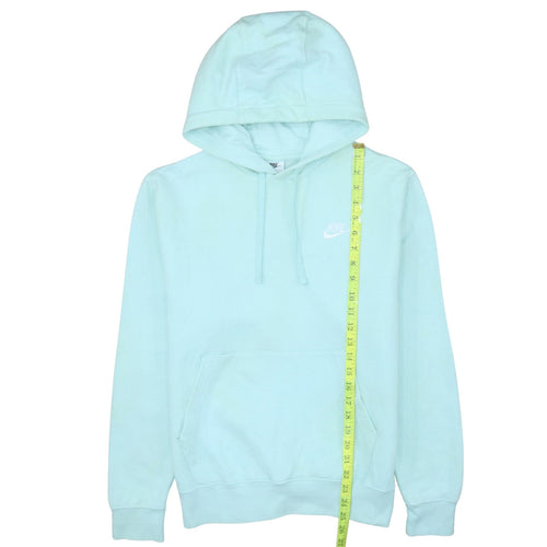 Nike Women's Mint Green Pullover Hoodie Small Fleece Lined Casual