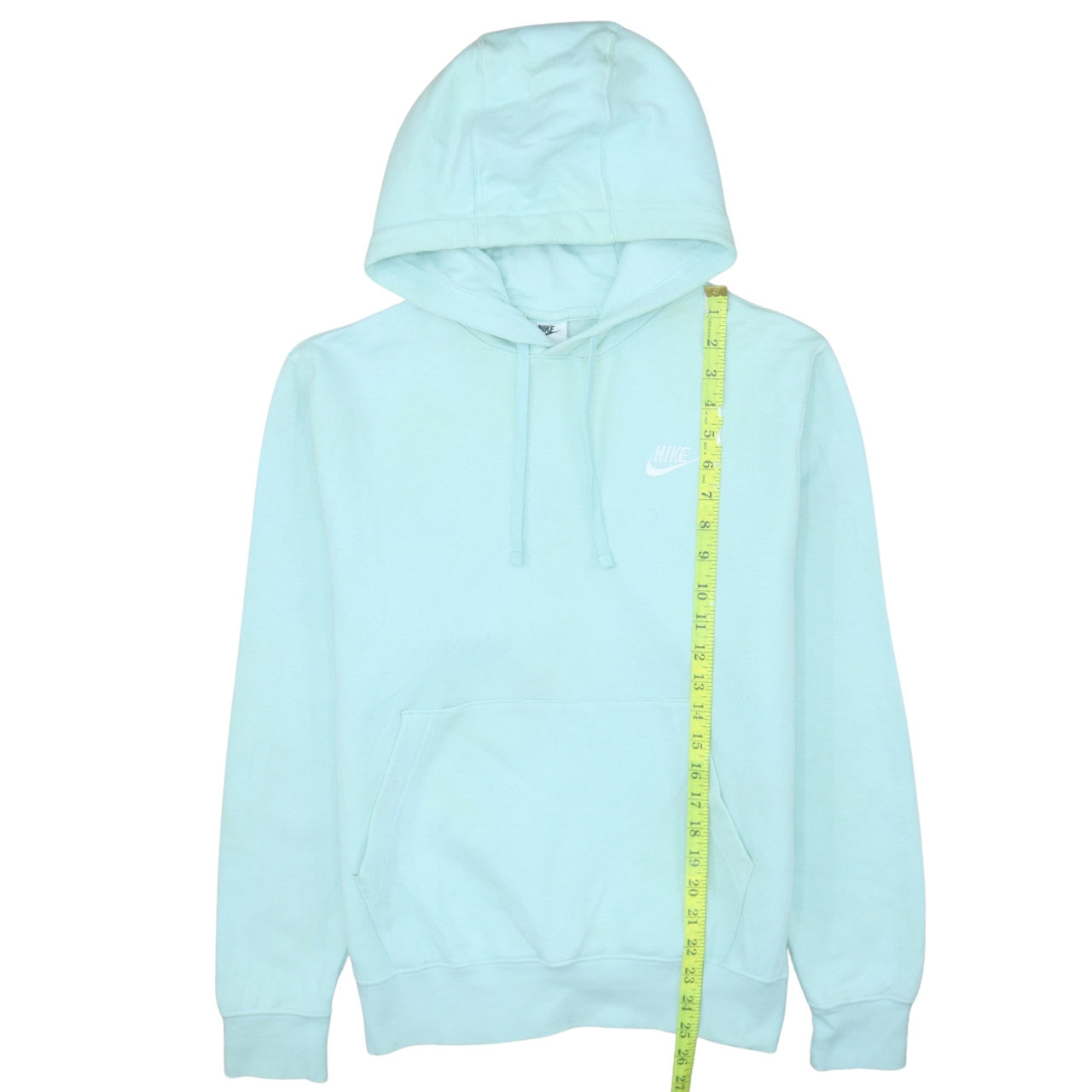 Nike Women's Mint Green Pullover Hoodie Small Fleece Lined Casual
