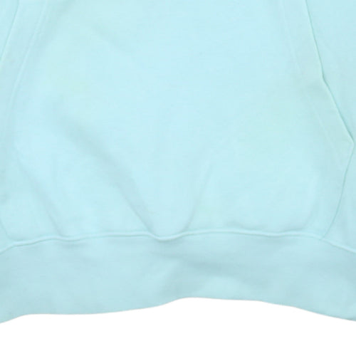 Nike Women's Mint Green Pullover Hoodie Small Fleece Lined Casual