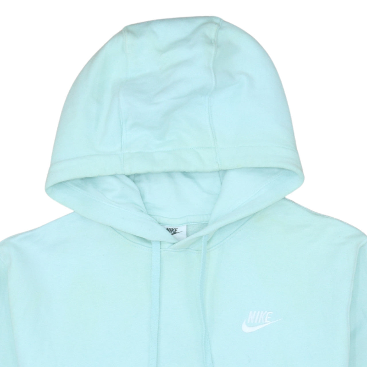 Nike Women's Mint Green Pullover Hoodie Small Fleece Lined Casual